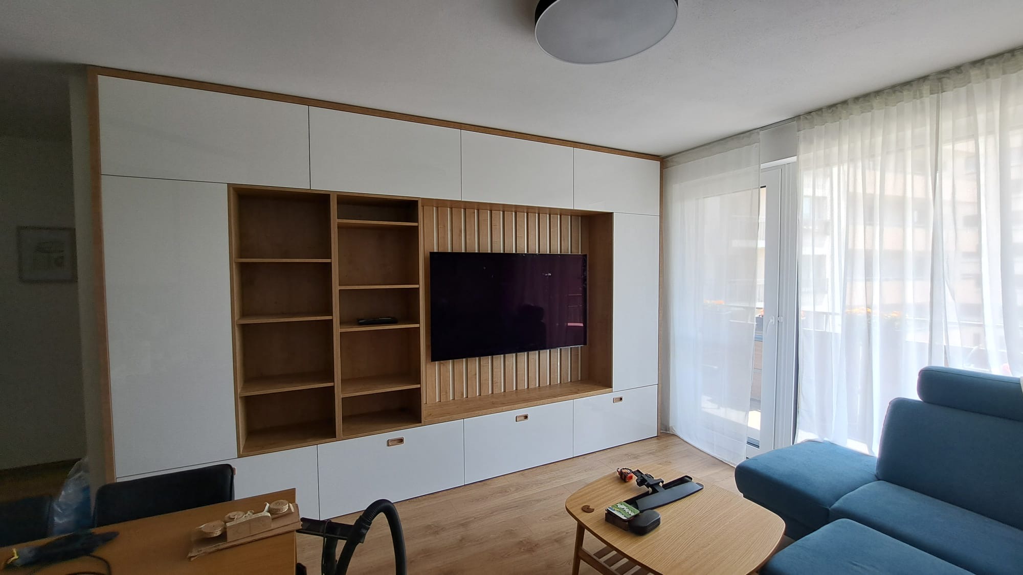 Woodfabrik obyvacie steny